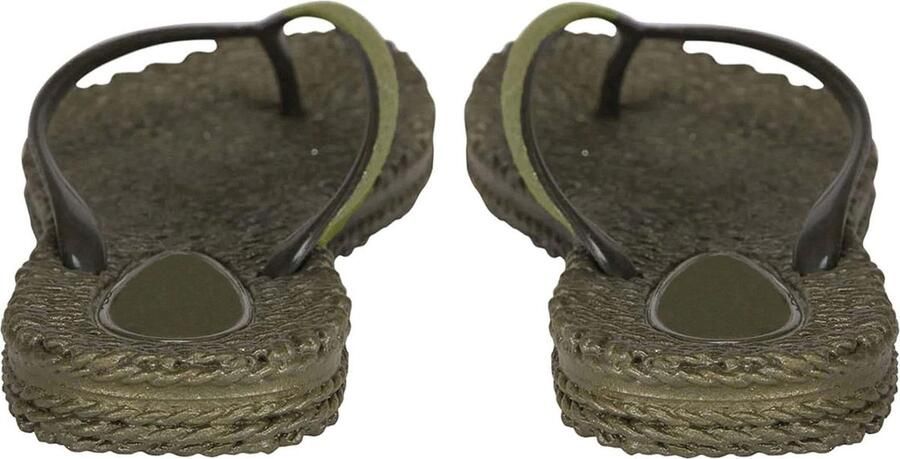 Ilse Jacobsen Hornbæk Ilse Jacobsen Cheerful01 teenslippers donkergroen-410 Green Dames - Foto 7