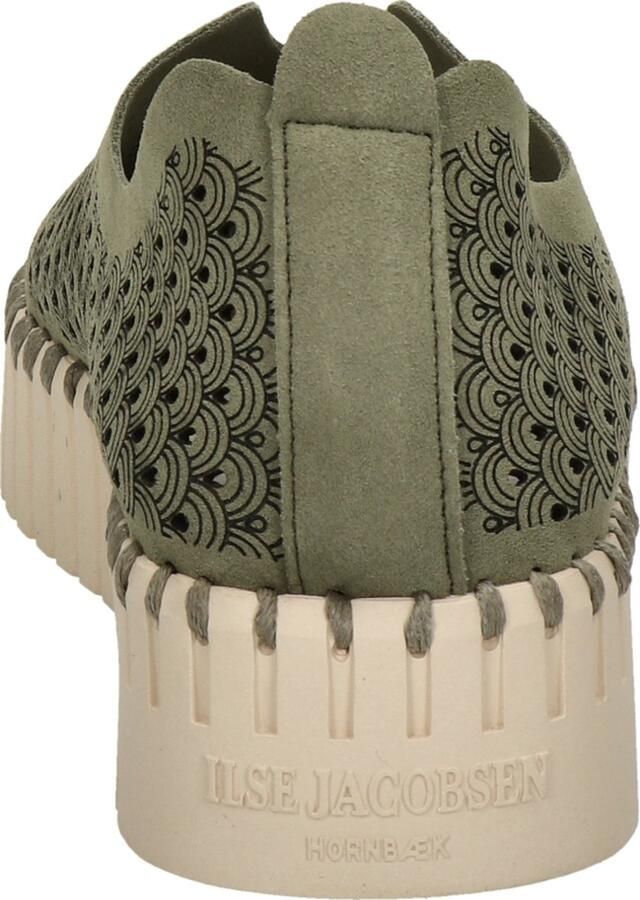 ILSE JACOBSEN Instappers Dames Tulip3373 Maat: 40 Materiaal: Textiel Kleur: Groen - Foto 4