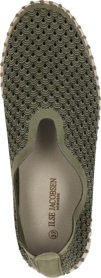 ILSE JACOBSEN Instappers Dames Tulip3373 Maat: 40 Materiaal: Textiel Kleur: Groen - Foto 10