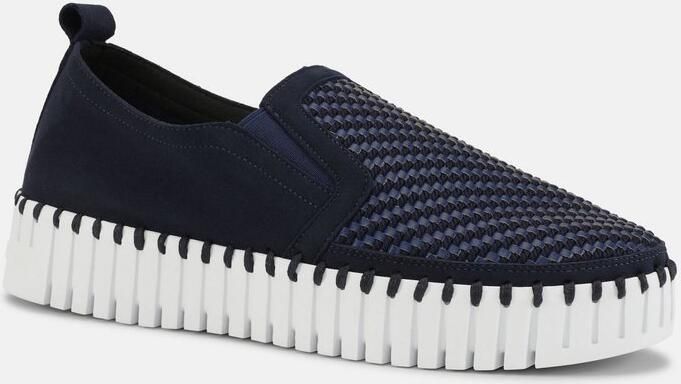 Ilse Jacobsen Instappers Platform TULIP3876 beige zool 660100 Dark Indigo White - Foto 2