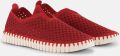 Ilse Jacobsen Instappers Dames Instapschoenen Damesschoenen Canvas Tulip 3275 Rood - Rood