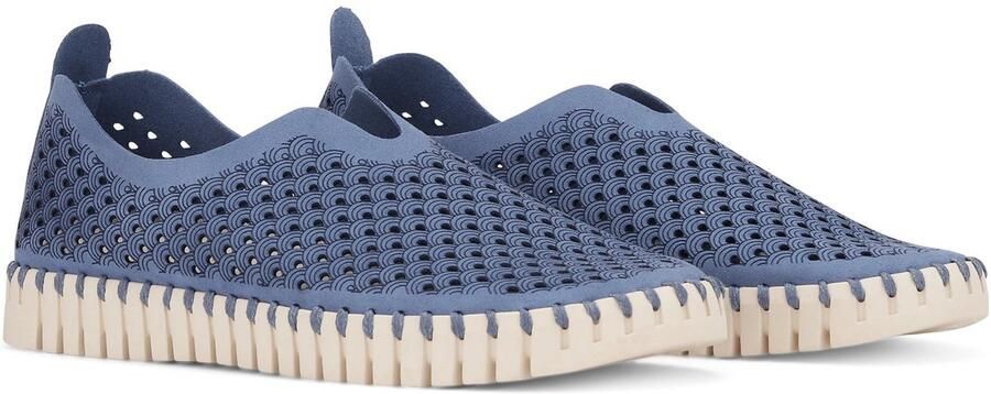 Ilse Jacobsen Hornbæk Blauwe Instappers Tulip3275 Blue Dames - Foto 4