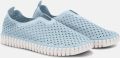 Ilse Jacobsen Instappers TULIP3275 beige zool 603 Ash Blue - Blauw