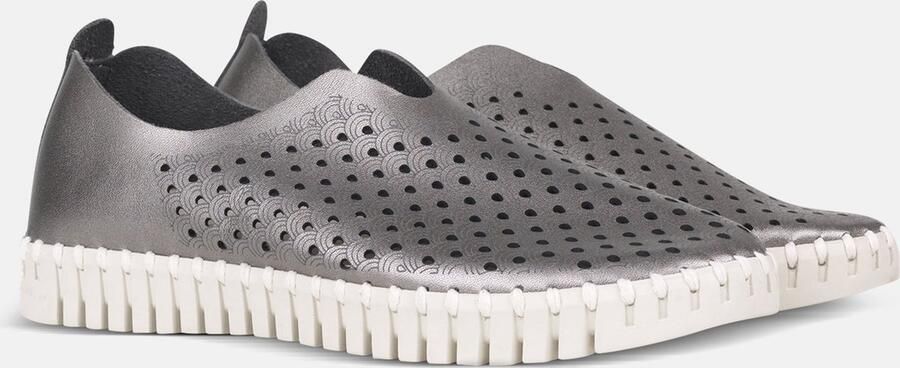 Ilse Jacobsen Instappers TULIP3576 718 Gun Metal Metallic - Foto 2