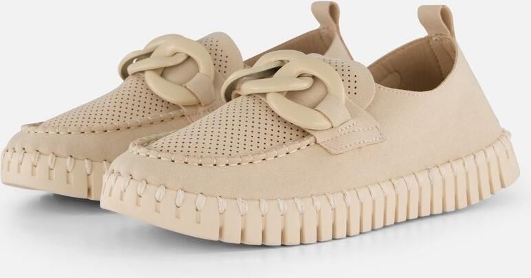 Ilse Jacobsen Tulip Loafers beige Microvezel Dames