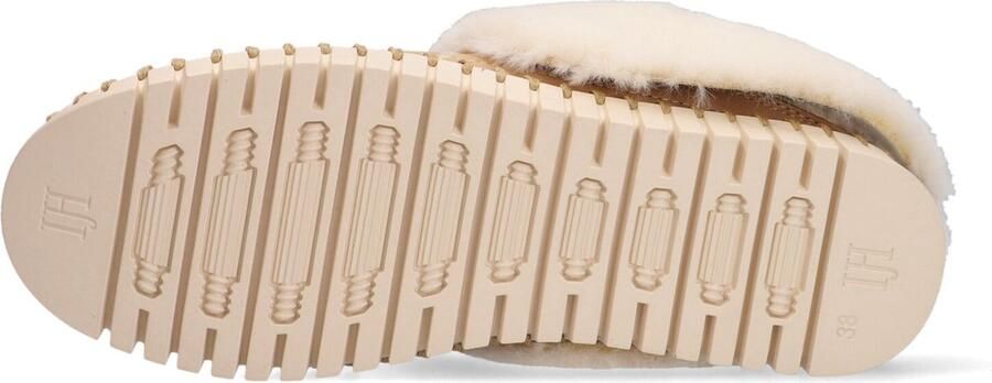 Ilse Jacobsen Pantoffels Dames Sloffen Instappers Suède Harde zool Open hiel Tulip 3871 Beige - Foto 16