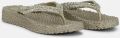Ilse Jacobsen Platform slippers met zilveren mix strass steen CHEERFUL15 - Goud