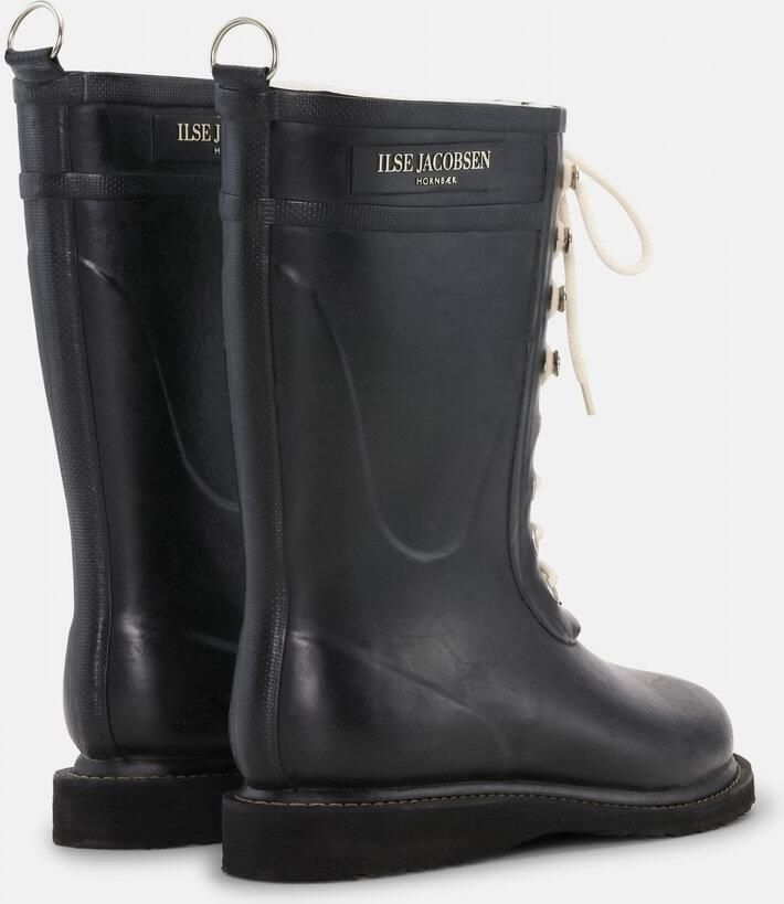 Ilse Jacobsen 3 4 Rubberboot Regenlaars Dames Zwart