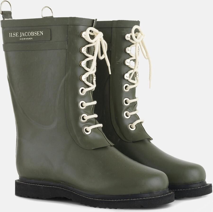 Ilse Jacobsen 3 4 Rubberboot Regenlaars Dames Middenkaki