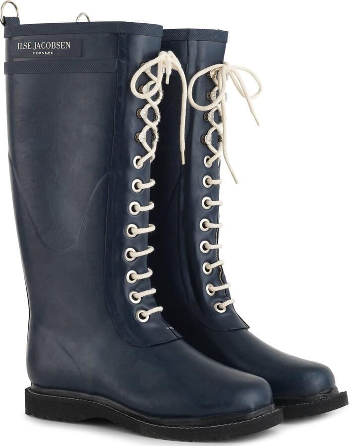 Ilse Jacobsen Rubberlaars hoog RUB1 660 Dark Indigo Dark Indigo