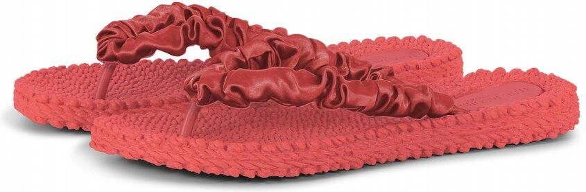 Ilse Jacobsen Slippers met glanzende banden CHEERFUL06