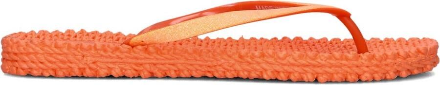 ILSE JACOBSEN Teenslippers Dames Cheerful01 Maat: 41 Materiaal: Rubber Kleur: Oranje - Foto 3