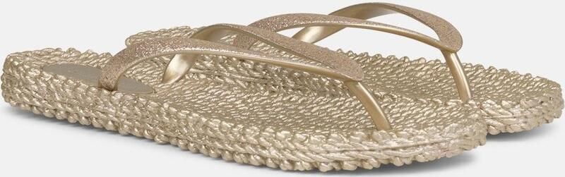 ILSE JACOBSEN Teenslippers Dames Cheerful01 Maat: 36 Materiaal: Rubber Kleur: Goud - Foto 6