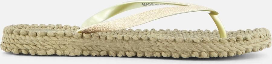 Ilse Jacobsen Vrouwen Rubber Slippers Damesschoenen Teenslipper Cheerful01 Goud - Foto 16