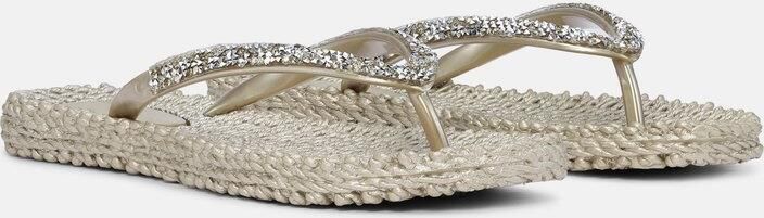 ILSE JACOBSEN Teenslippers Dames Cheerful03 Maat: 38 Materiaal: Rubber Kleur: Goud - Foto 5