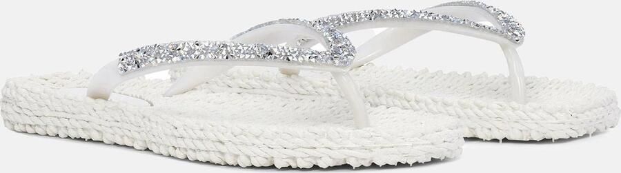 Ilse Jacobsen Slippers met grove glitter CHEERFUL03G 12 Creme - Foto 8