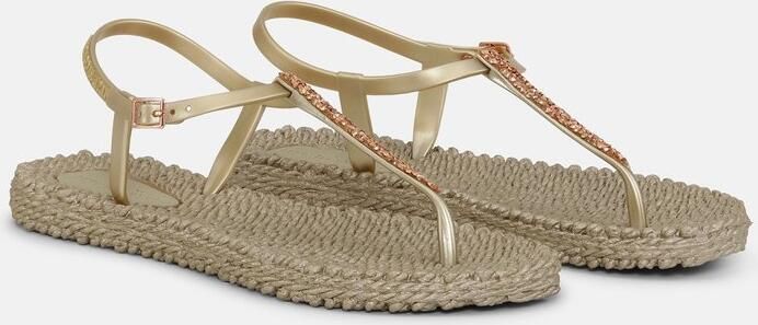 Ilse Jacobsen Slippers met koper mix strass steen CHEERFUL10C