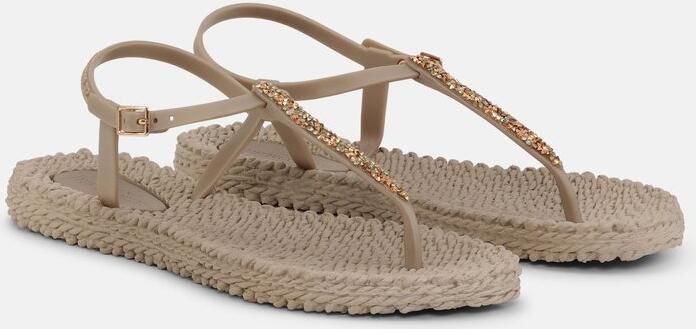 Ilse Jacobsen Slippers met koper mix strass steen CHEERFUL10C