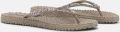 ILSE JACOBSEN Teenslippers Dames Cheerful03g Rubber Taupe - Grijs