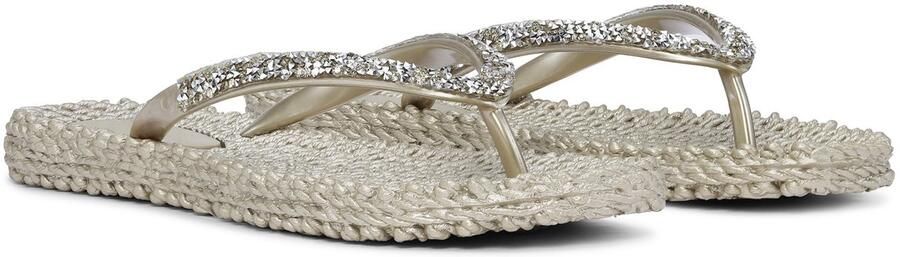 ILSE JACOBSEN Teenslippers Dames Cheerful03 Rubber Goud