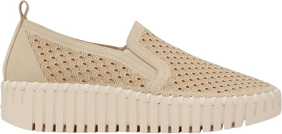 Ilse Jacobsen Tulip slip-on met wedge-zool beige