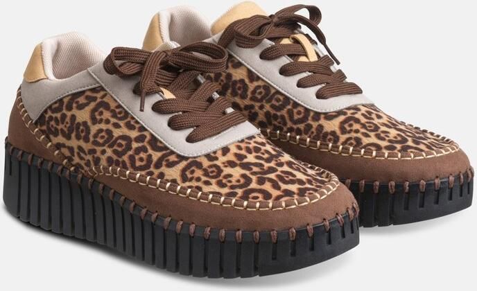 Ilse Jacobsen Tulip sneaker met luipaardprint TULIP4501