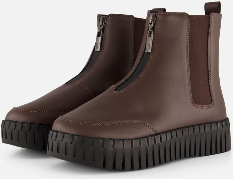 Ilse Jacobsen Tulip6372 Chelsea boots bruin Nylon Dames