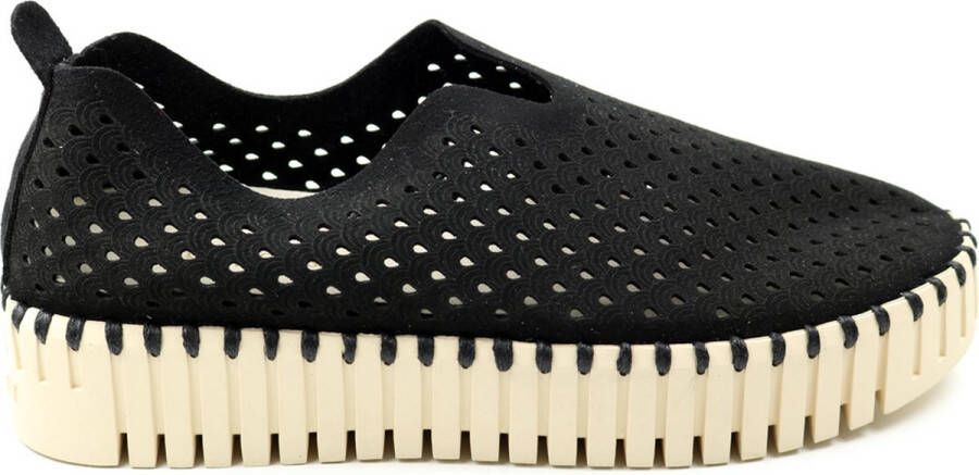 ILSE JACOBSEN Instappers Dames Tulip3373 Maat: 38 Materiaal: Suèdelook Kleur: Zwart - Foto 5