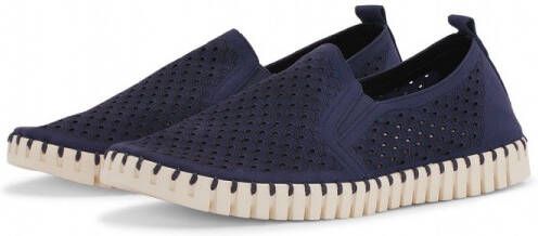 Ilse Jacobsen Instappers Heren TULIP140MEN beige zool 660 Dark Indigo