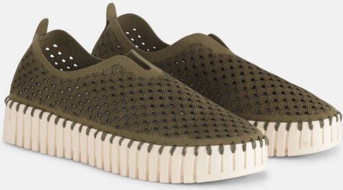 Ilse Jacobsen Instappers Platform TULIP3373 465 Deep Olive