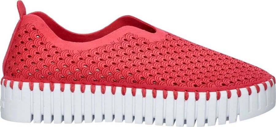 Ilse Jacobsen Instappers Platform TULIP3373W witte zool 309 Viva Magenta Viva Magenta - Foto 3