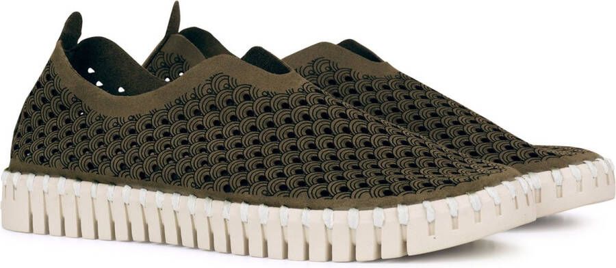 Ilse Jacobsen Instappers TULIP3275 465 Deep Olive Deep Olive