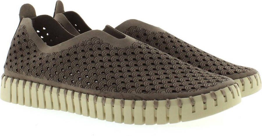 ILSE JACOBSEN Instappers Dames Tulip3275 Maat: 37 Materiaal: Textiel Kleur: Taupe - Foto 3