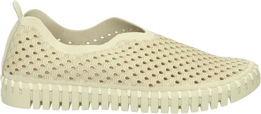 Ilse Jacobsen Instappers Dames Instapschoenen Damesschoenen Canvas Tulip3275 Gebroken wit - Foto 2