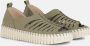 Ilse Jacobsen Instapsandalen TULIP9376 beige zool 410 Army - Thumbnail 4