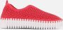 Ilse Jacobsen Instappers Platform TULIP3373W witte zool 309 Viva Magenta Viva Magenta - Thumbnail 8