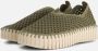 ILSE JACOBSEN Instappers Dames Tulip3373 Maat: 40 Materiaal: Textiel Kleur: Groen - Thumbnail 2
