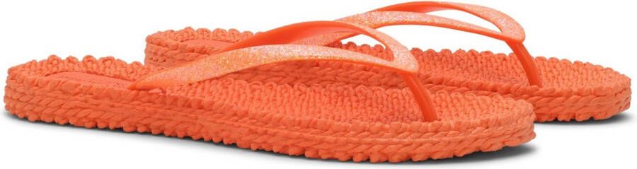 Ilse Jacobsen Slippers met glitter CHEERFUL01 349 Hot Orange Hot Orange