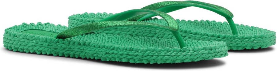 Ilse Jacobsen Slippers met glitter CHEERFUL01 493 Fern Green Fern Green