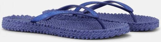 Ilse Jacobsen Slippers met glitter CHEERFUL01 674 Blue Web Blue Web