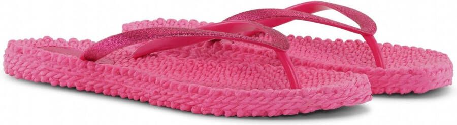 Ilse Jacobsen Slippers met glitter CHEERFUL01 917 Magenta