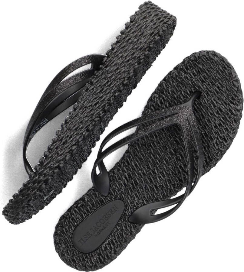 ILSE JACOBSEN Teenslippers Dames Cheerful13 Maat: 37 Materiaal: Rubber Kleur: Zwart - Foto 2