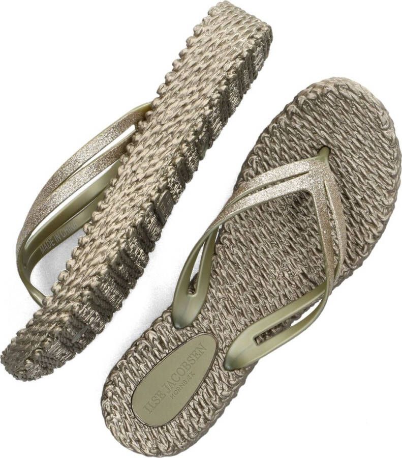 ILSE JACOBSEN Teenslippers Dames Cheerful13 Maat: 40 Materiaal: Rubber Kleur: Goud - Foto 2