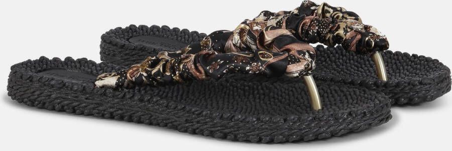 ILSE JACOBSEN Teenslippers Dames Cheerful05 Maat: 39 Materiaal: Rubber Kleur: Zwart - Foto 2