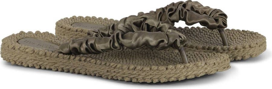 Ilse Jacobsen Slippers met stoffen band CHEERFUL06 234 Cub Brown Cub Brown