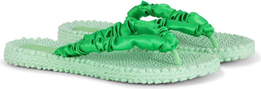 Ilse Jacobsen Slippers met stoffen band CHEERFUL06 495 Bright Green Bright Green