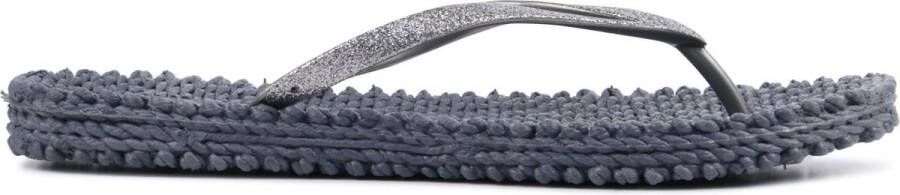 Ilse Jacobsen Rubber Slippers Teenslipper c ful01 Zilver
