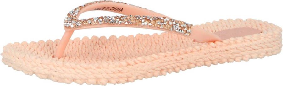 Ilse Jacobsen Slippers met grove glitter CHEERFUL03G 921 Soft Coral Soft Coral