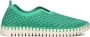 ILSE JACOBSEN Instappers Dames Tulip 3275 Maat: 40 Materiaal: Textiel Kleur: Groen - Thumbnail 1