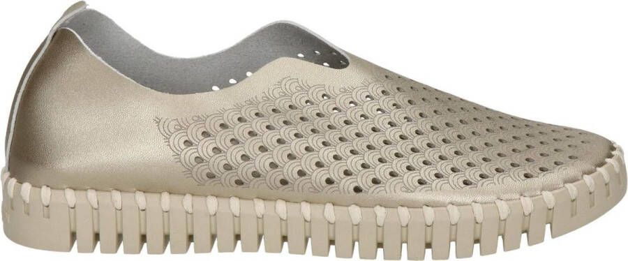 ILSE JACOBSEN Instappers Dames Tulip3576 Maat: 42 Materiaal: Leatherlook Kleur: Goud - Foto 4